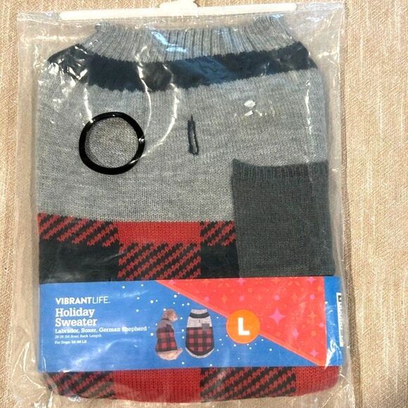 Dog Sweater By Vibrant Life Pet Apparel Size Large - Picture 1 of 3